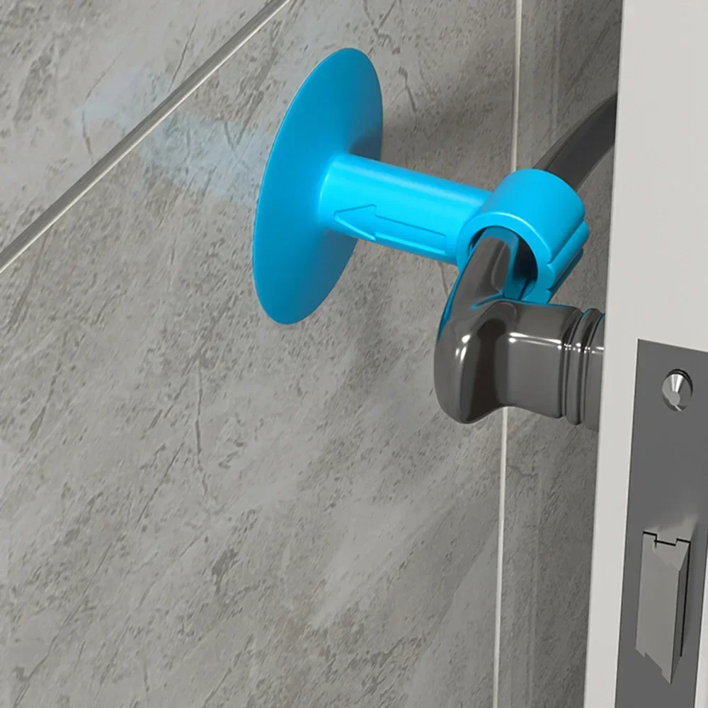 Silicone Anti-Collision Door Stopper Suction Cup Type Door Handle Cover Silence Protection Pad Wall Protection Doorknob Bumper door knob covers door handle covers