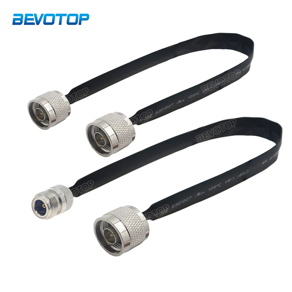 Antena Plana Extensão Jumper Cord Adapter n Macho para n Fêmea Jack Porta e Janela rf Cabo Coaxial 50ohm Pigtail Lte