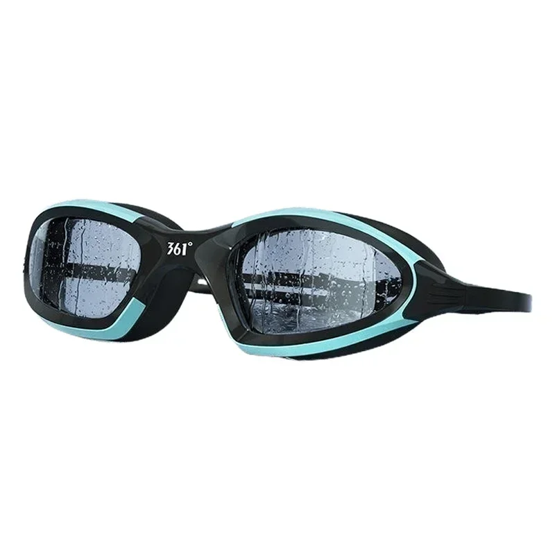 HD Waterproof Anti-Fog Swimming Goggles & Silicone Cap Set