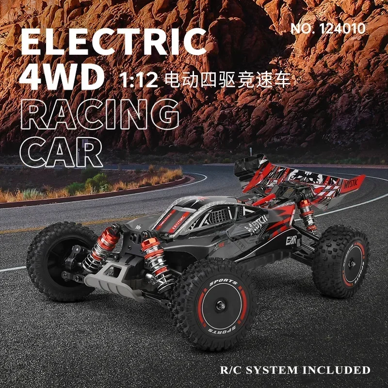 

Wltoys 124010 Радиоуправляемый автомобиль 1:12 полноприводный высокоскоростной Дрифт гоночный автомобиль полноприводный электрический внедорожник подарки для мальчиков девочек
