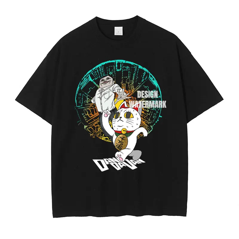 Vintage Washed Anime Streetwear T-Shirt | Manga-Inspired Design | 100% Cotton
