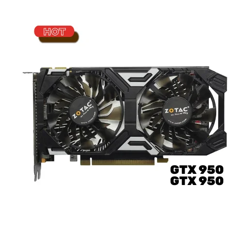 

ZOTAC Original GeForce GTX 950 2GB Video Card 128Bit GDDR5 Graphics Cards for nVIDIA Map GTX950 Thunder Edition GTX 950-2GD5