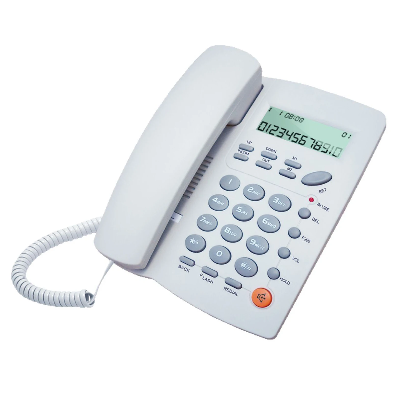 Corded Desk Phone with Caller ID Display