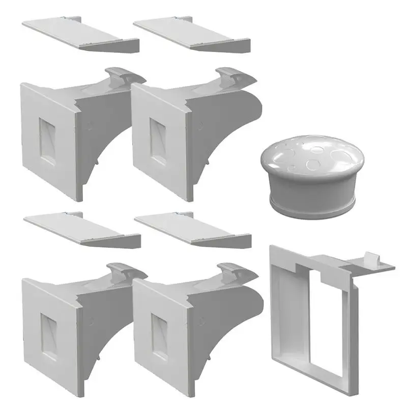 

Magnetic Cabinet Locks Children Proof Cabinet Lock Drawer Latches Strong Magnet Hand Protection No Drilling For Cabinets