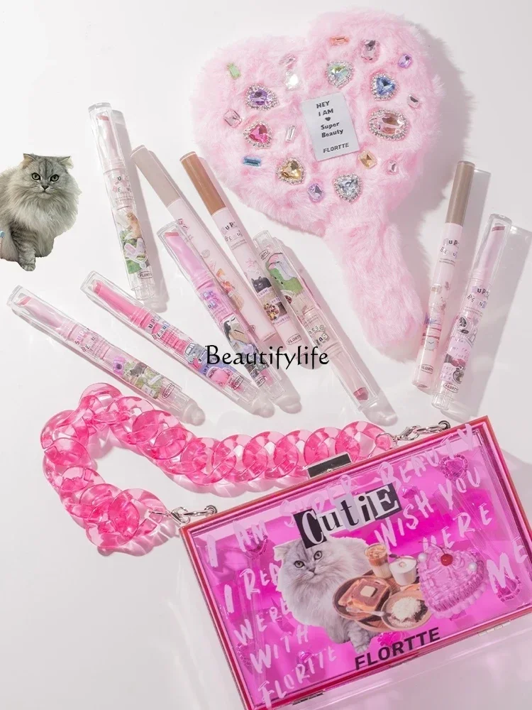 

Solid Lip Gloss New Color Thin and Glittering Makeup Gift Box
