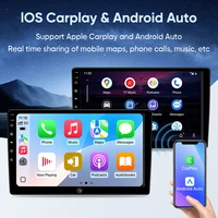 Autoradio AINAVI pour Toyota Corolla E140 E150 2003-2020 Auris 2Din Bluetooth sans fil Carplay Android Auto Écran Carplay pour voiture Stéréo de voiture Audio de voiture Affichage Carplay pour voiture Radio de voiture Stéréo automobile Écran de voiture BT USB FM 4G GPS SWC 9 pouces 2