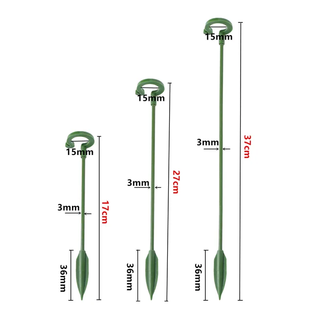 5 db Műanyag Növényi Támogatások Virágállvány Újrafelhasználható Védelem Rögzítése Kertészeti Szerszámok Készletek Zöldségtartó -Tartóhoz - Image 2