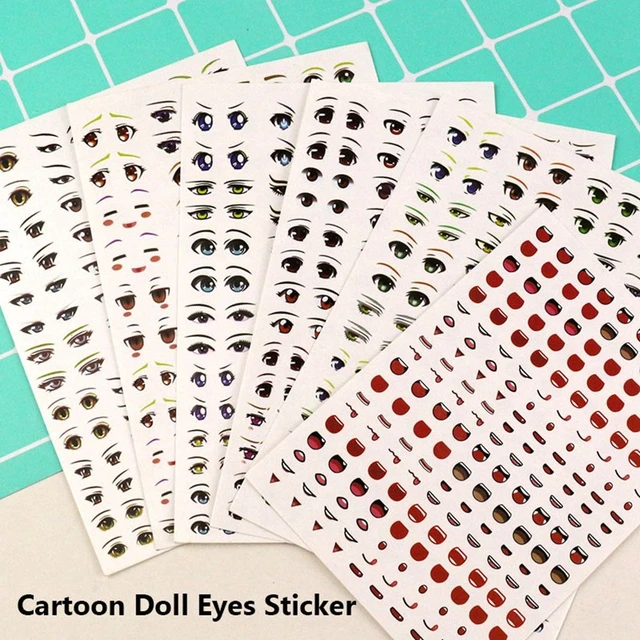 Doll Water Sticker Eyes, Clay Doll Eye Stickers