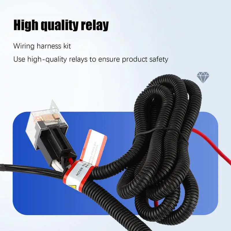 car Horn Wiring Harness Relay Kit Universal 12V Horn cable Relay Wiring Harness Kit for Auto Truck Grille Mount Blast Tone Horns