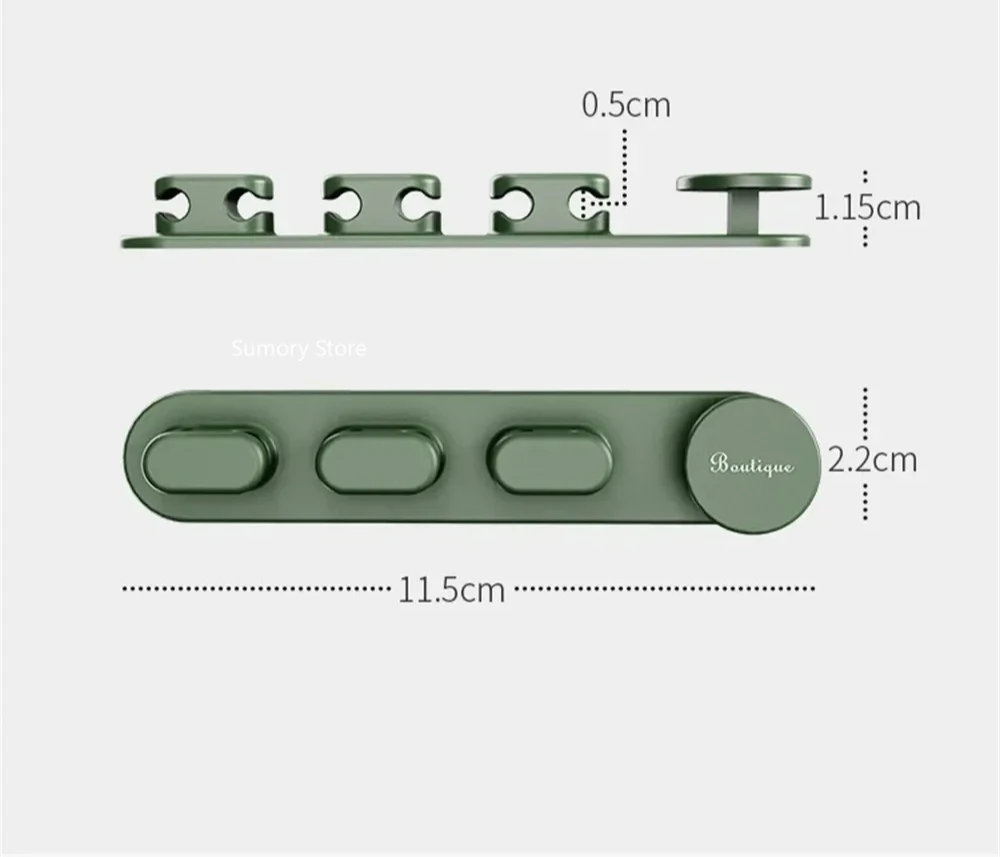 Desktop Edge Cable Clips Cable Organizer Management Bed Table Side Wire Holder Usb Charging Cable Clamp Line Fixed Clips Buckle