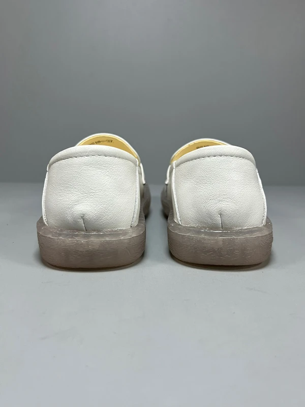 Withered 35-40 Vintage Flat Shoes Fashion Causal Genuine Leather Cowhide Slip-On Loafers Women Soft Mom Shoes