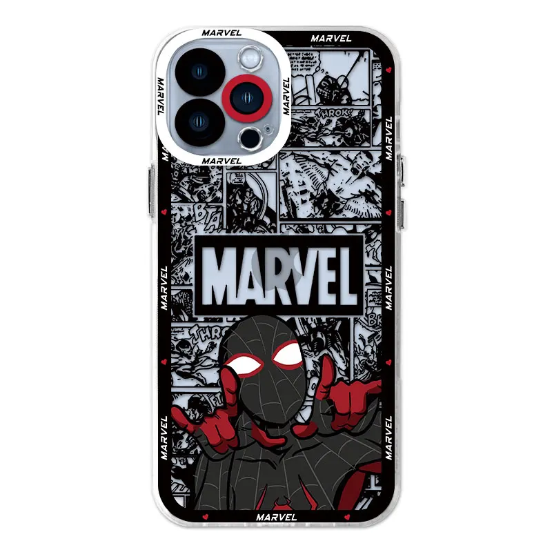 thumbnail image 1 of Marvel Cute Spidermans Hello Kitty funda para Apple iPhone 11 7 6s 12 Mini 15 Plus SE 13 Pro Max XR 14 Pro 8 X XS, 1 of 5