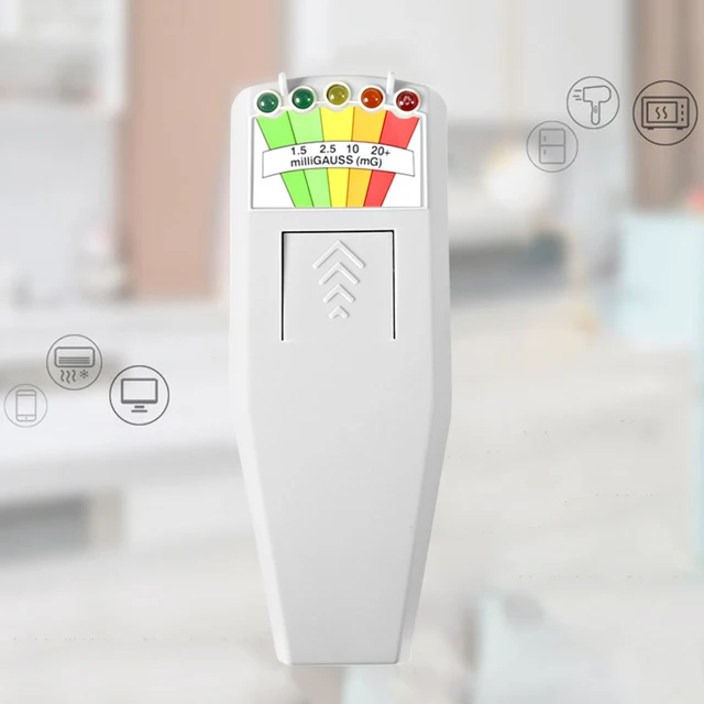 Misuratore Portatile EMF K2 - Rilevatore Campi Elettromagnetici Con 5 LED Per Casa E Caccia Ai Fantasmi - Foto 10