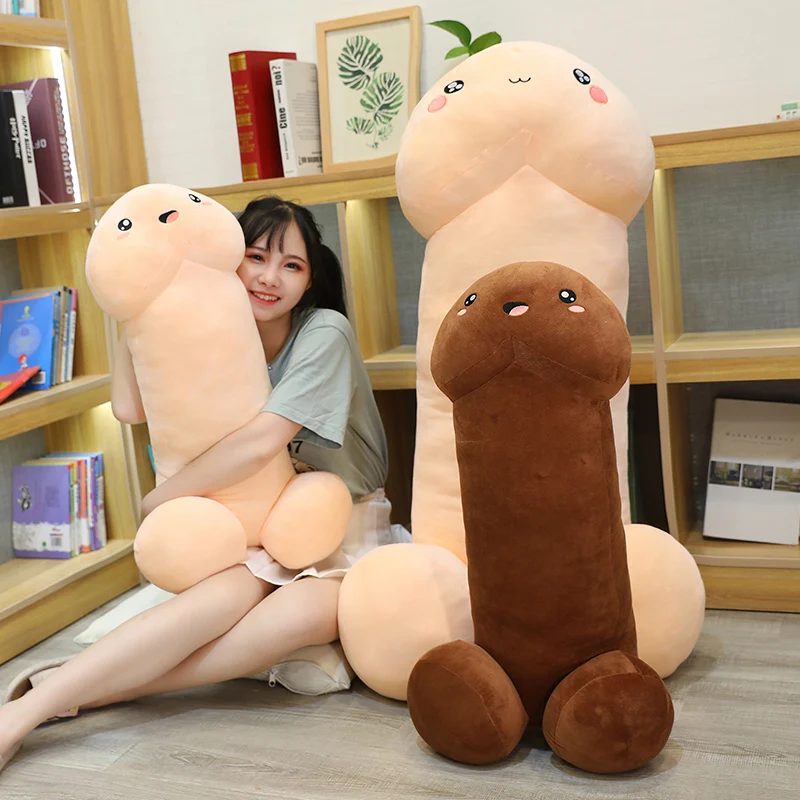 

Creative Long Penis Toy Doll Funny Soft Stuffed Plush Simulation Dick Pillow Cute Sexy Hormone Cushion Prank Gift for Girlfriend