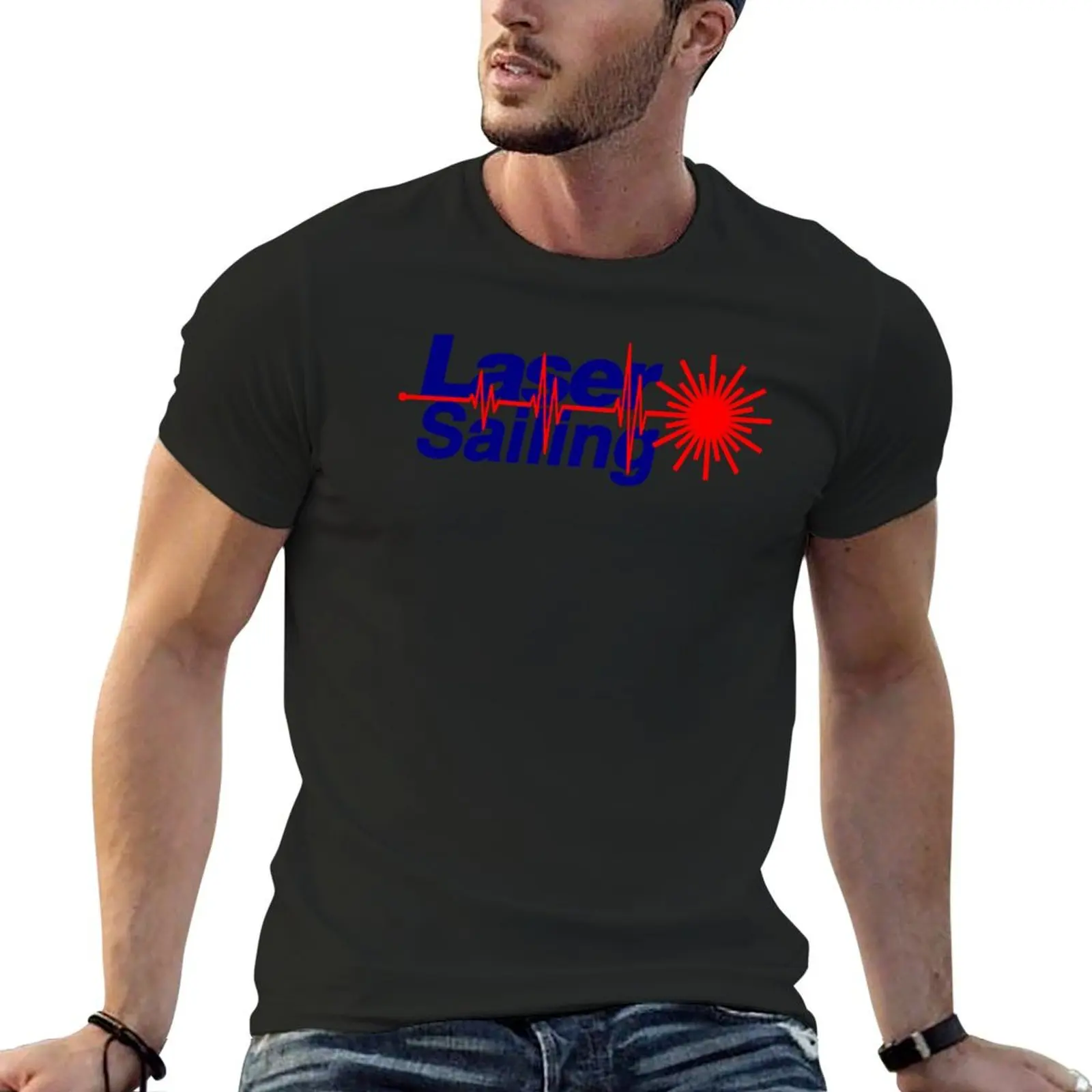 

Laser class sailing Heartbeat - laser class T-Shirt shirts graphic tee baggy shirts vintage anime shirt tee shirts for men