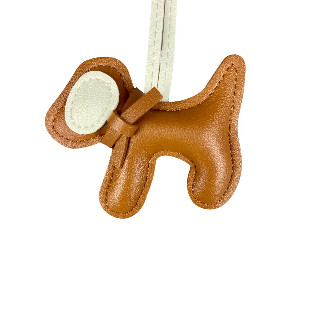 Portable Pup Squad! Leather Dog Bag Charms with Rings and Cords | Daily Joy Accessory
