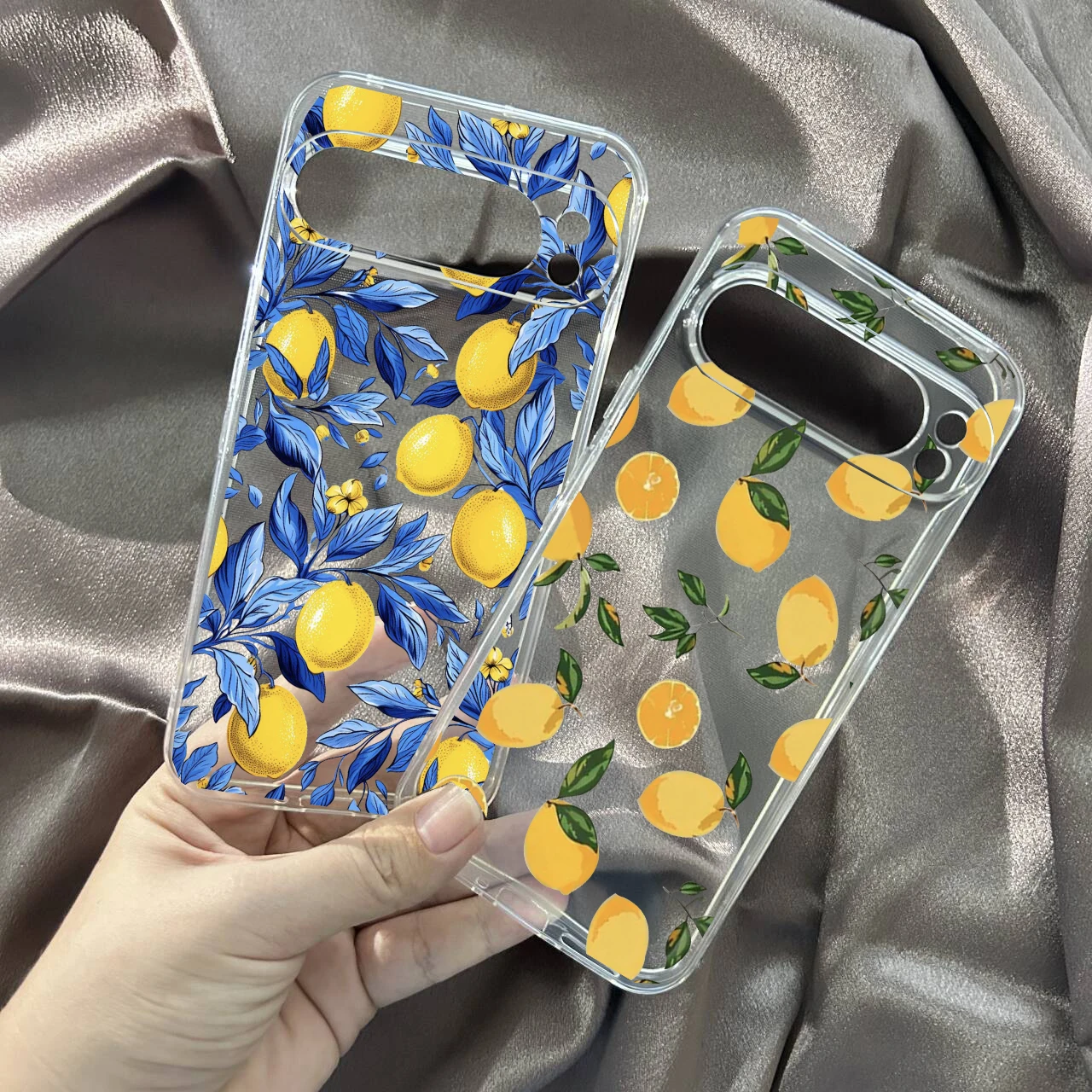 Charming Yellow Lemon TPU Phone Case - Transparent Soft Cover