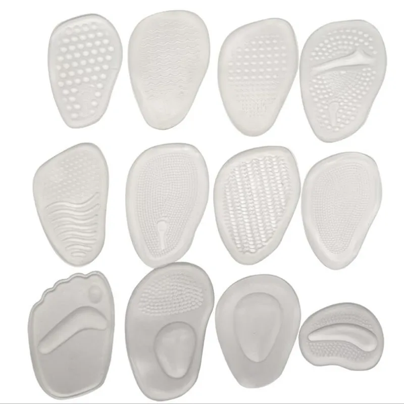 1 Pair Women Shoe Insoles Soft Silicone Gel Cushion Metatarsal Support