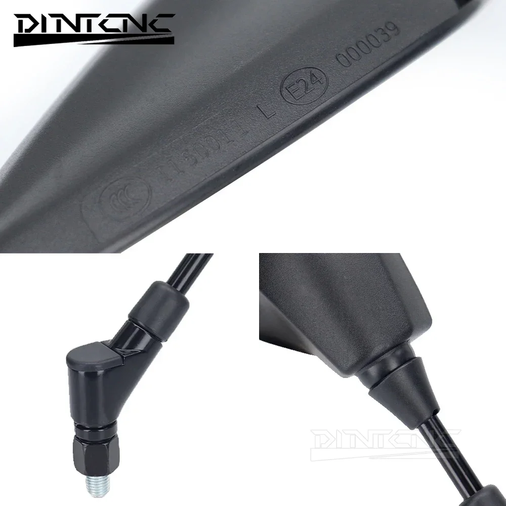 인증 미러 오토바이 액세서리, YAMAHA MT 07 09 MT-07 MT-09 MT09 MT07 2014-2023 E24, 사이드 백미러