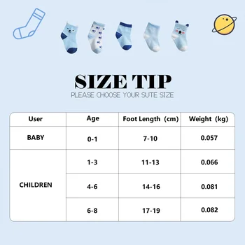 10 Pairs Baby Socks Newborn Baby Boy Girls Infant Cute Cartoons Fashion Soft Cotton Short Socks For 0-3 Years Kid's Socks 2