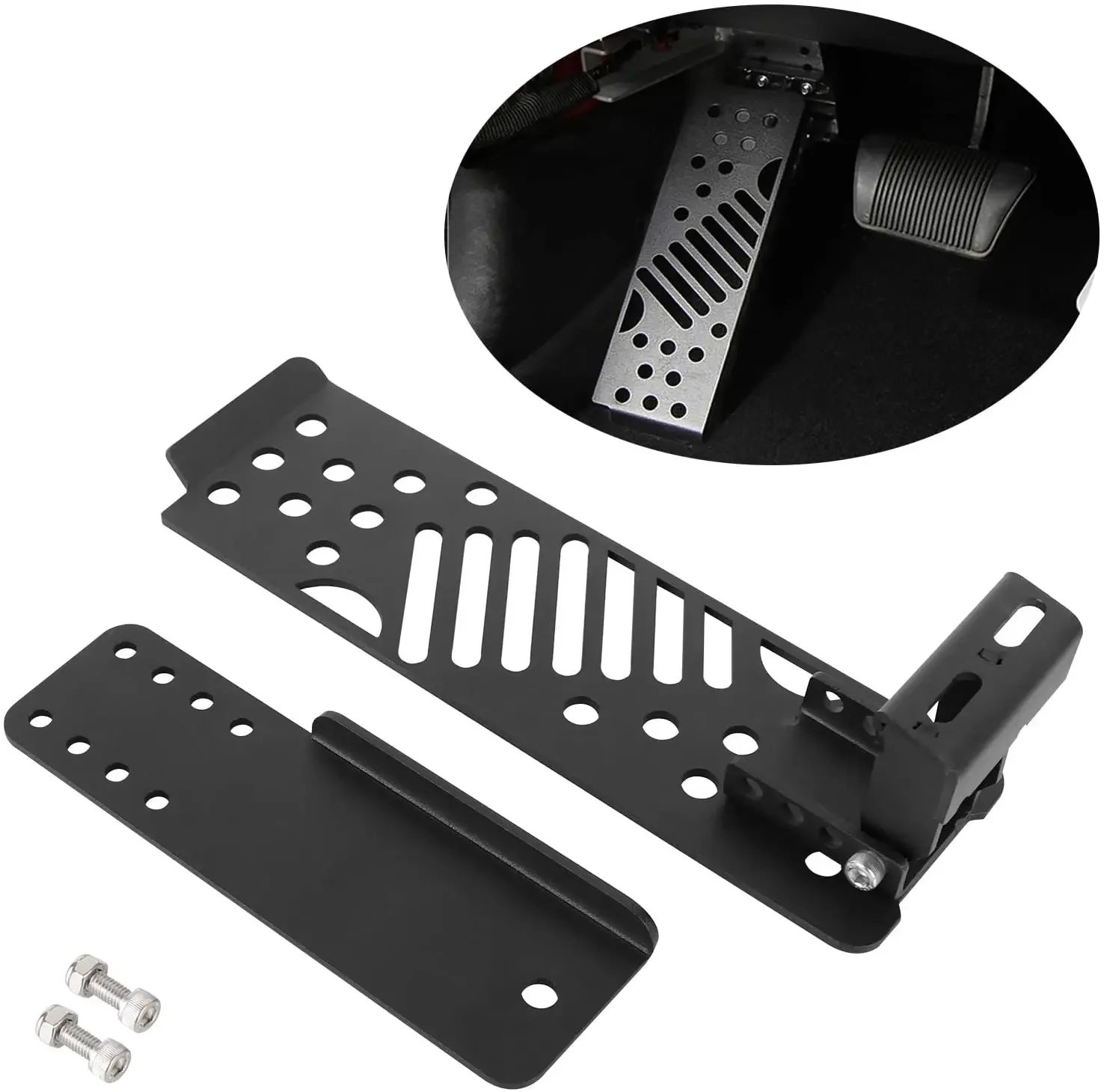 Car Accessories Car Pedals Metal Foot Pedal For Jeep Wrangler JL JLU Sahara Rubicon