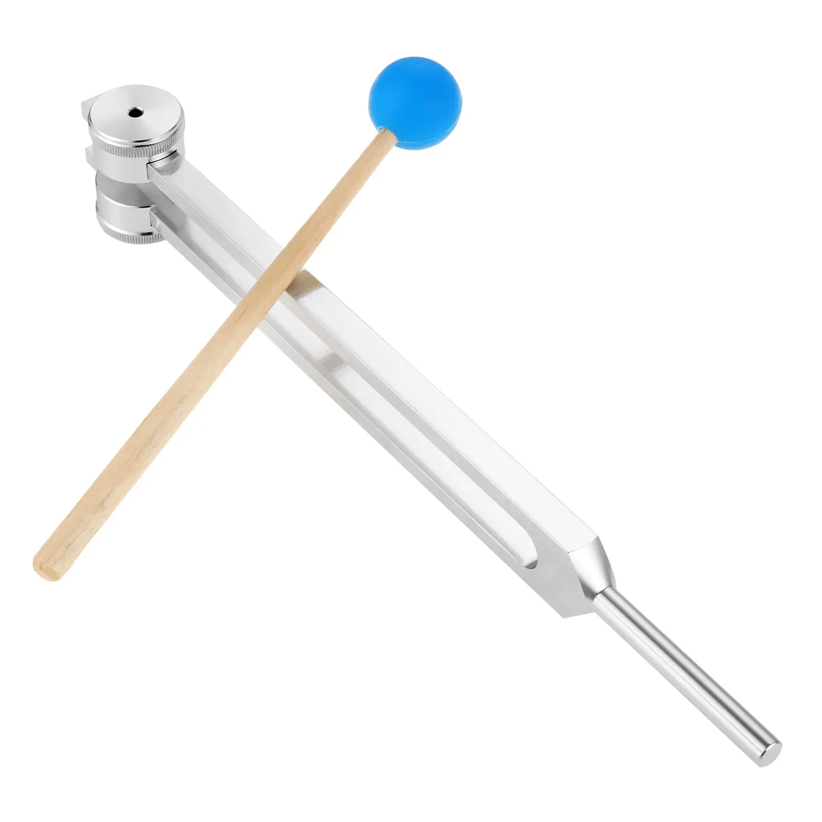 Aluminum Alloy 68.05Hz Tuning Fork with Silicone Hammer Bag for Solfeggio DNA Repair Healing Musical Instrument Sound Therapy musical percussion instrument