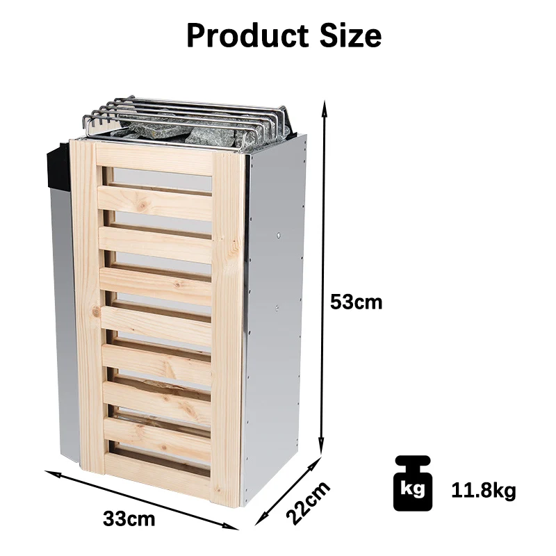 3kw/3.6kw Sauna Heater 220V Sauna Steam Generator Home Use Heating Furnace Room Dry Equipment 2