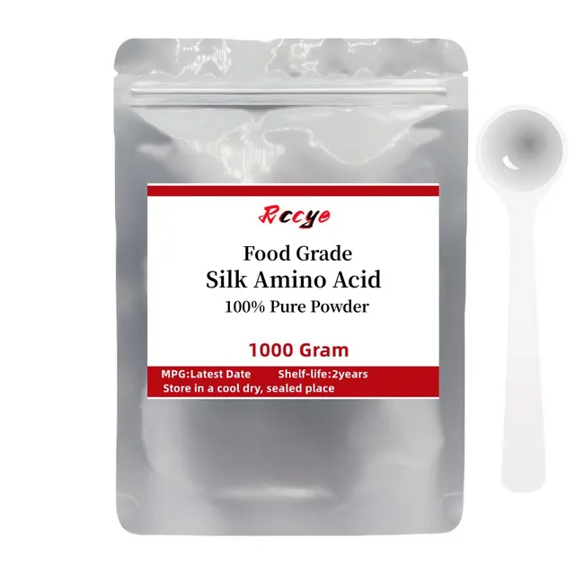 A Natural Solution for Youthful Skin: Free Shipping 50-1000g Silk Amino Acid