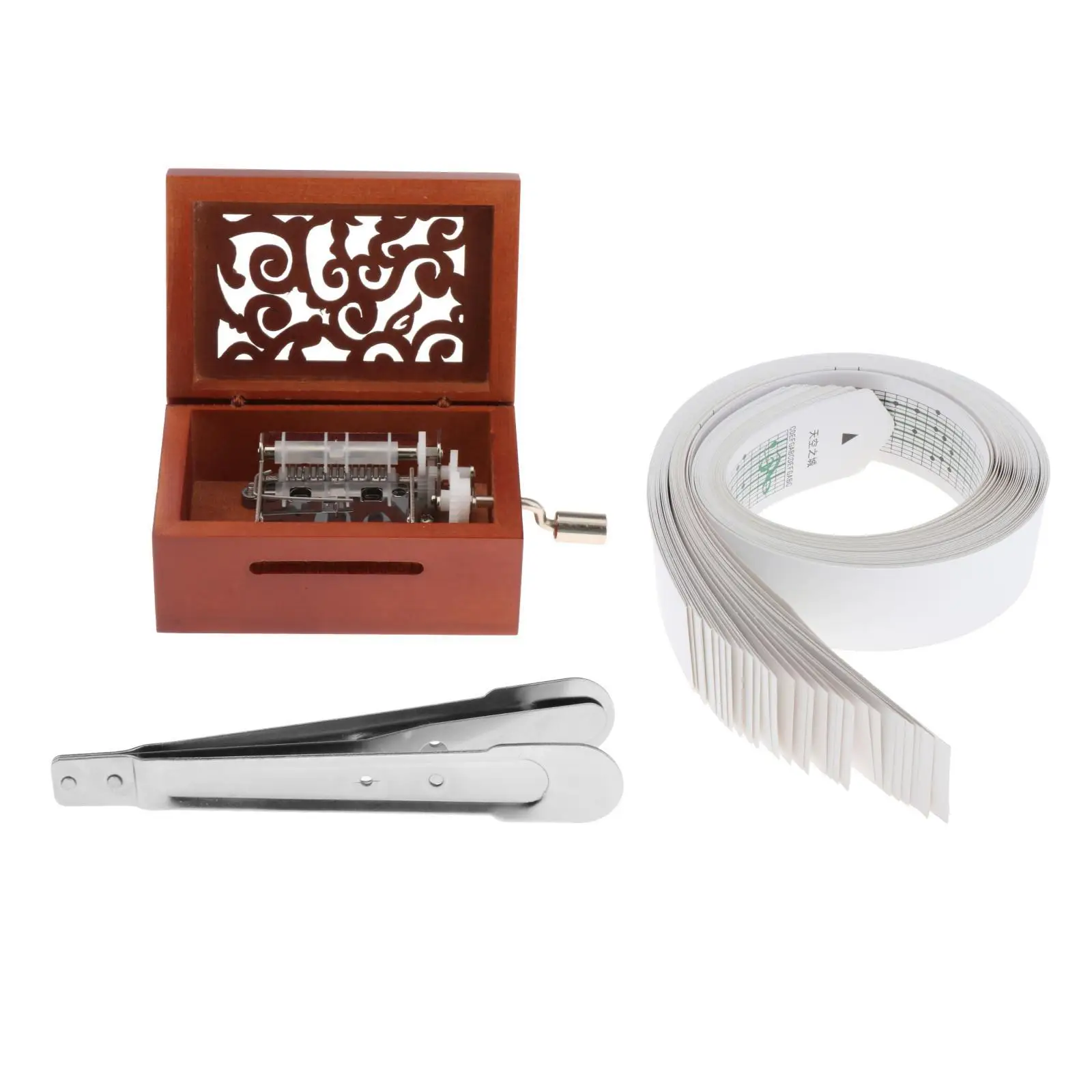 15 Notes Hand Crank Music Box Movement DIY Make Your Music Tool Kit