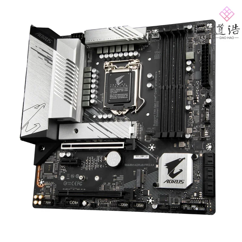 For B560M AORUS PRO AX Mtherboard 128GB M.2 HDMI DP LGA 1200 DDR4 Micro ATX B560 Mainboard MA 4 For B560M AORUS PRO AX Mtherboard 128GB M.2 HDMI DP LGA 1200 DDR4 Micro ATX B560 Mainboard MA - Image 2