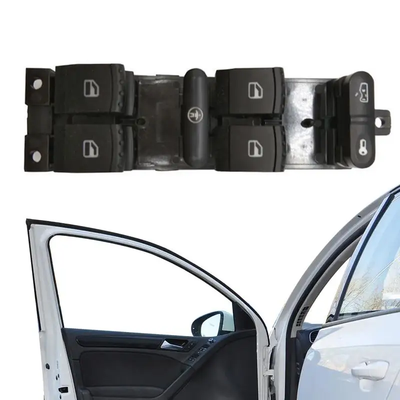

Power Window Switch Buttons Car Electric Window Regulator Control Switching Button ForVolkswagen ForBora ForGolf Black Glass