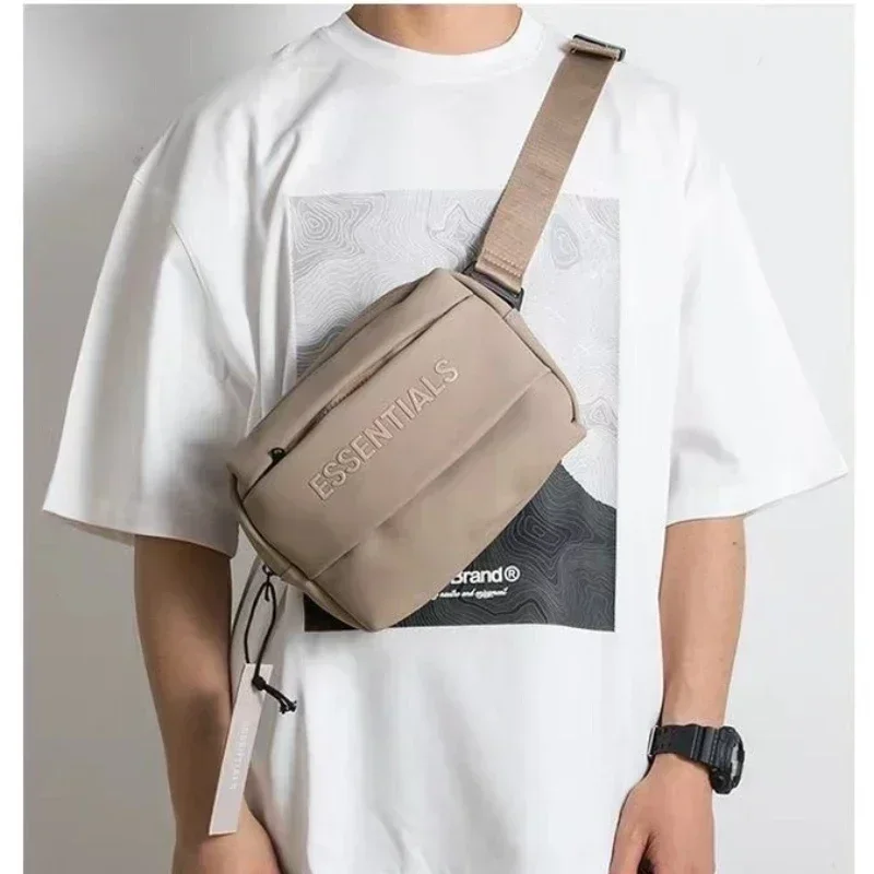 

ESSENTIALS Men's Trendy Chest Bag with Label Luxury Design Hip Hop Sports Waistpack Fashion Brand High Street cross body bags