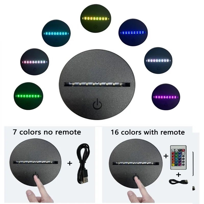 lampada led multicolore con incisione personalizzata - Per la casa