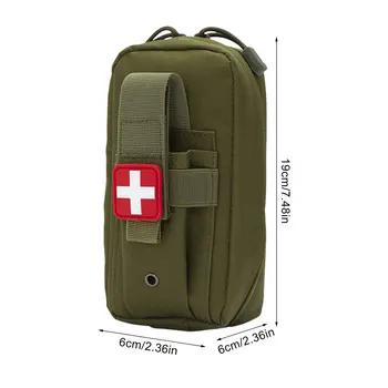 MOLLE Pouches IFAK First Aid Pouch Mini Trauma Outdoor Survival Travel Camping Hiking Hunting Household Emergency First Aid Kit 6