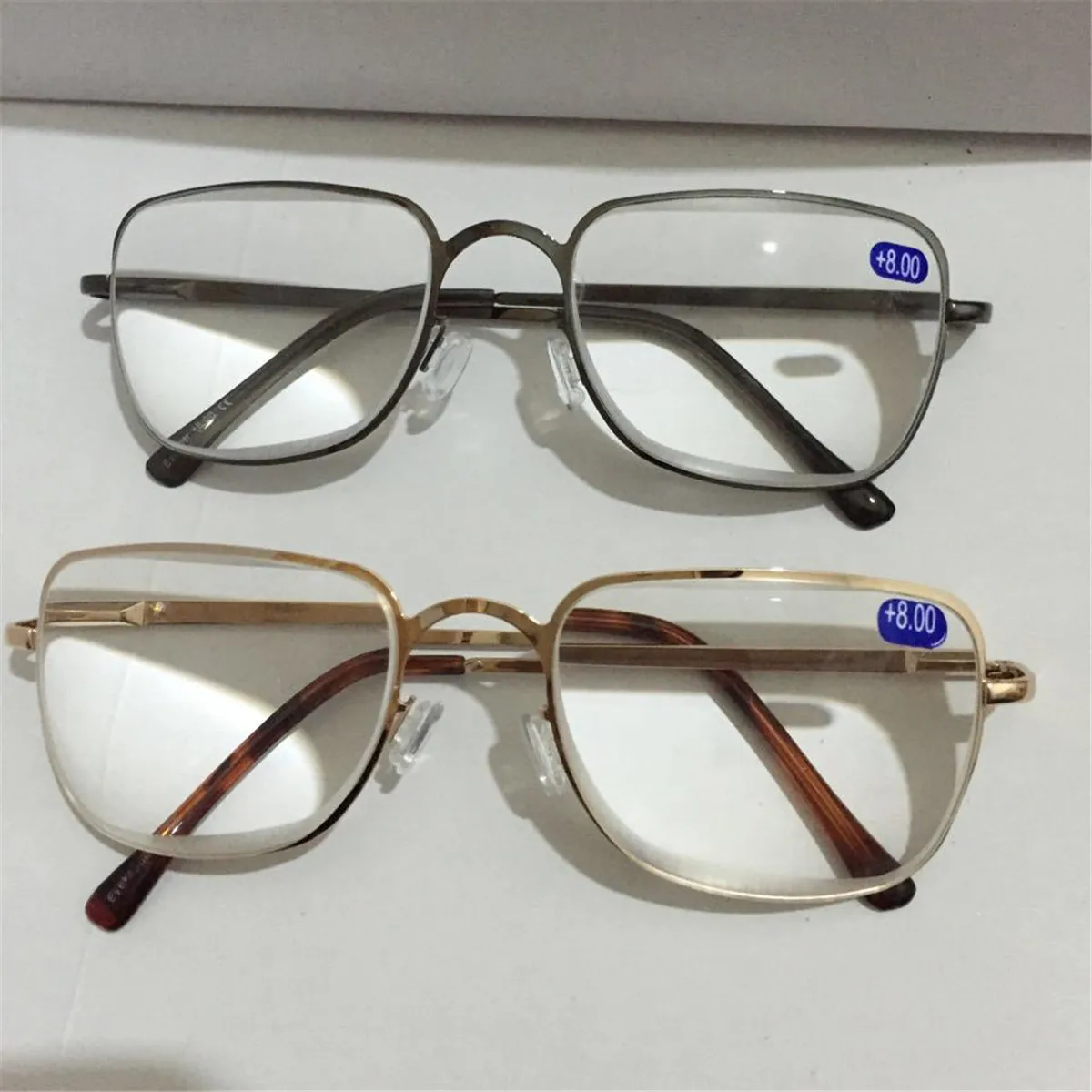 Occhiali Da Lettura +6.50 +7.00 +7.50 +8.00 Lettori Alta Resistenza Montatura PC Occhiali