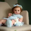 Full Silicone Reborn Baby 60 cm Toddler Maggi Princess Doll Lifelike Cute Babies Very Soft Body Kids Birthday XMAS Gift Boneca 3