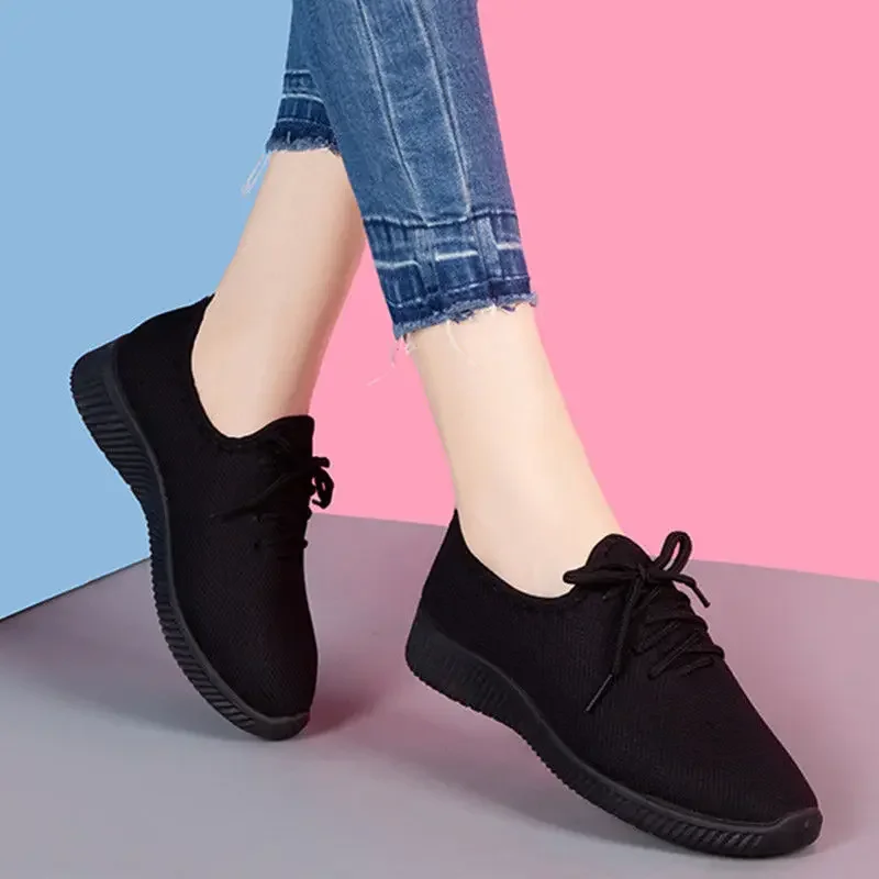 

New Shoes Sneakers Woman's Shoes Tennis Female Fashion Solid Color Trainers Casual Microfiber Canvas Basic Women Vulcanize Shoes