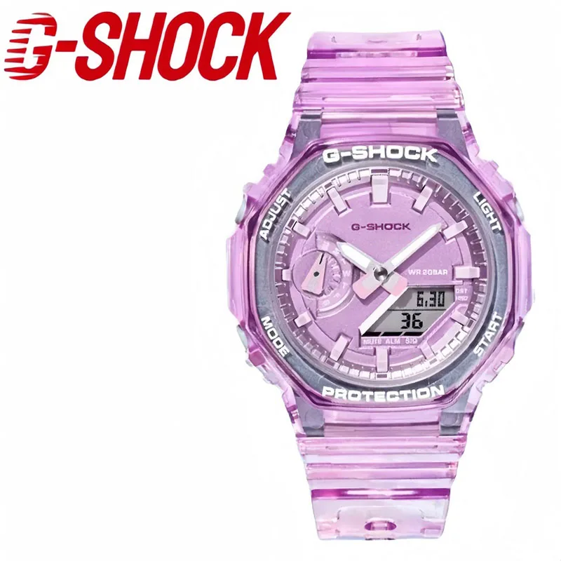 

Новинка, яркие спортивные часы серии G-SHOCK, противоударное освещение для ночного бега, пара водонепроницаемых роскошных женских часов.