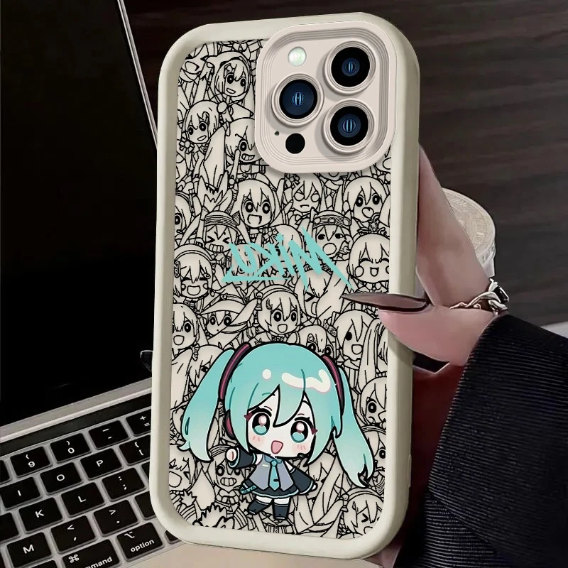 Kawaii Miku Soft Phone Case - Cute & Stylish Protective Cover