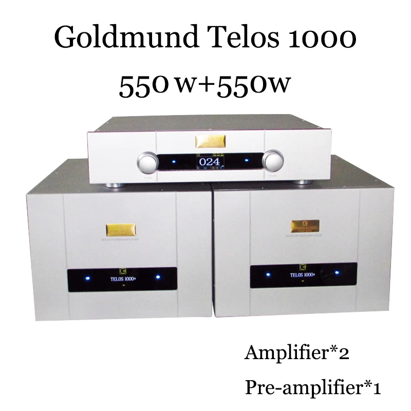 Goldmund Telos 1000 power amplifier 550W * 2 preamplifier replica