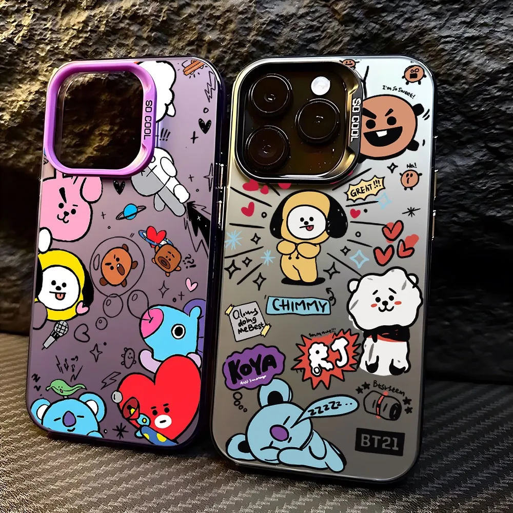 Cartoon Design BT21 Phone Case - Stylish and Durable Protection