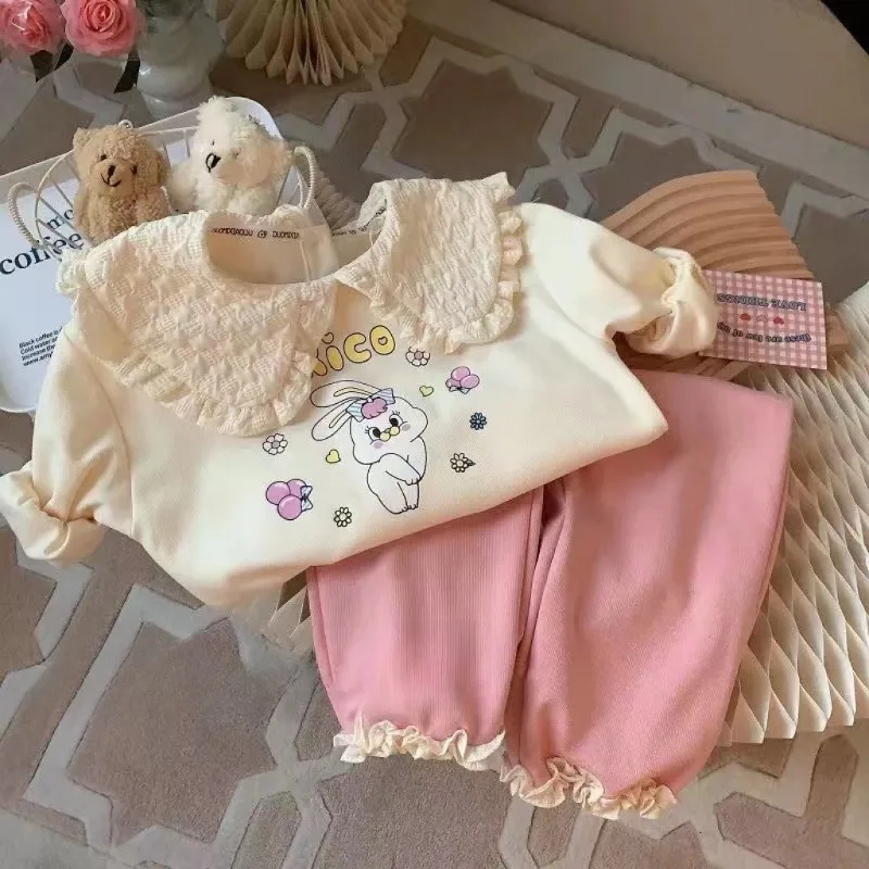Kids Clothing Set Girls Clothing Set Kids Sweatshirt Set Kids Girls Clothes Sets Pullover Tops+Pants 2Pcs 1-6Yrs