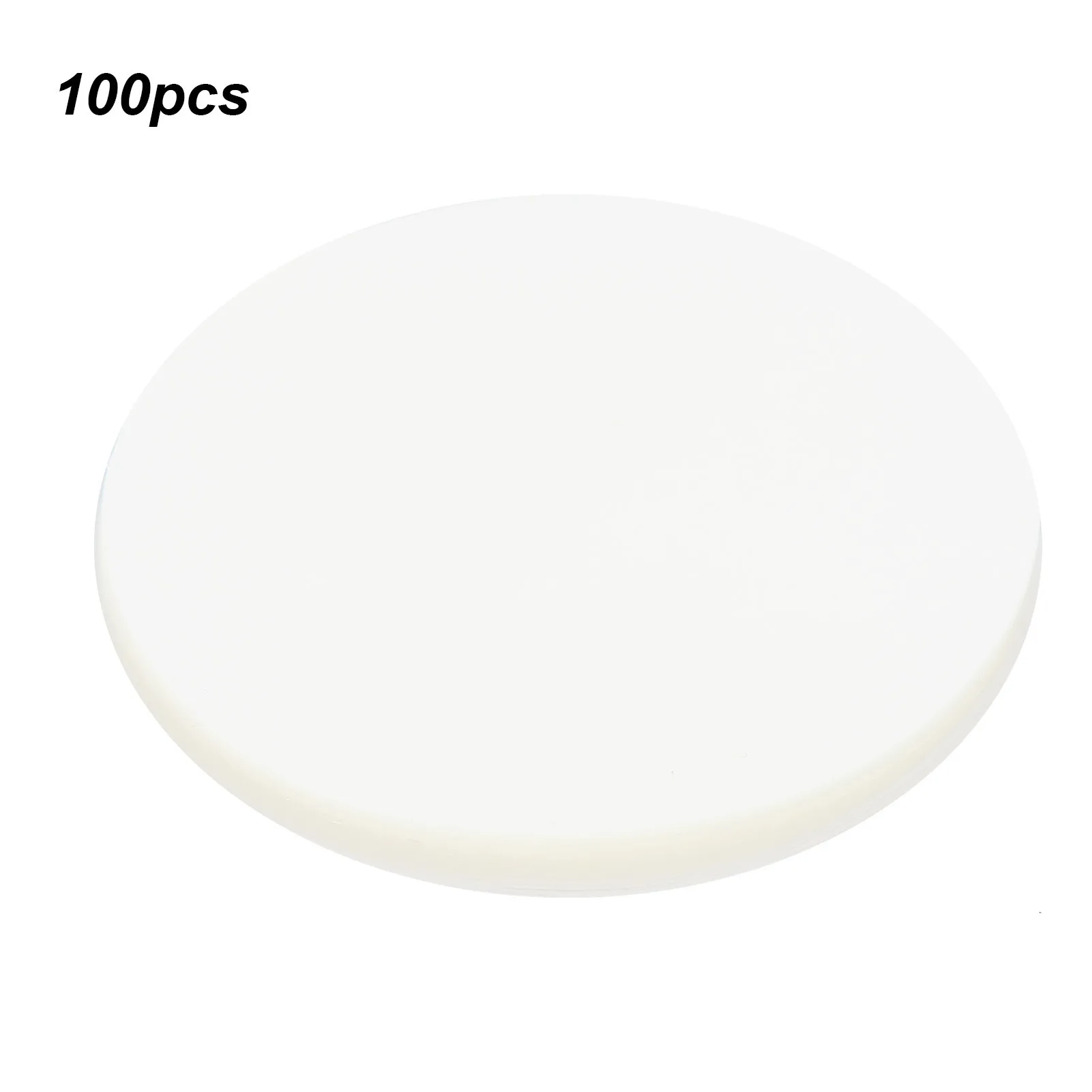 100Pcs Badge Film PVC Material Pattern  Wide Application Transparent Badge Protective Film Transparent Film Covers