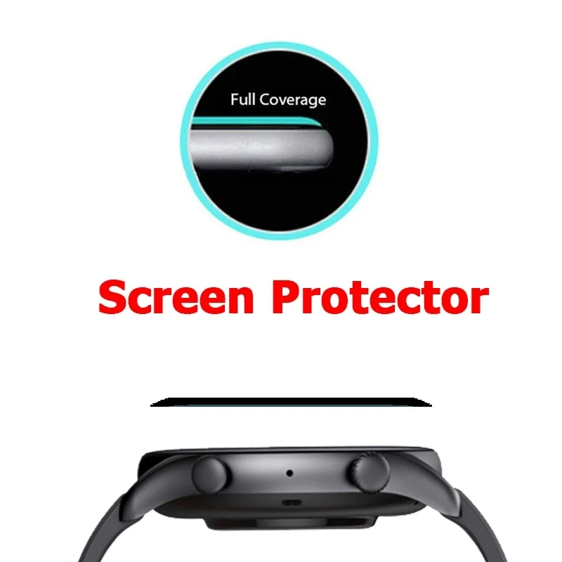 1/3PCS 3D Curved Tempered Glass For Redmi Smart Band Pro Full Cover Screen Protector Film For Redmi Band Pro Protective Glass