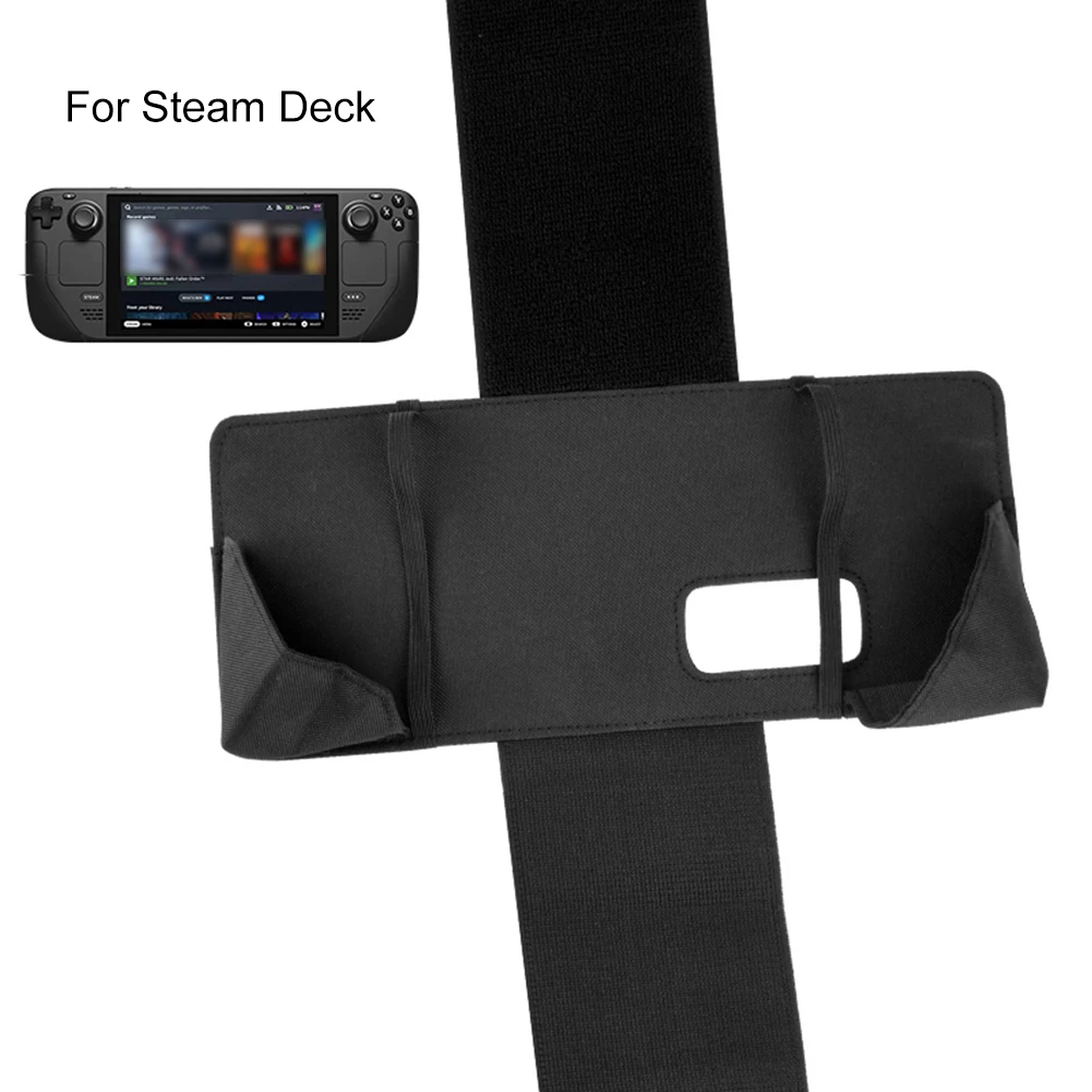 For Steam Deck Car Headrest Mount with Fixing Strap Car Back Seat Console Rack Headrest Fixing Console Strap Gaming Accessories