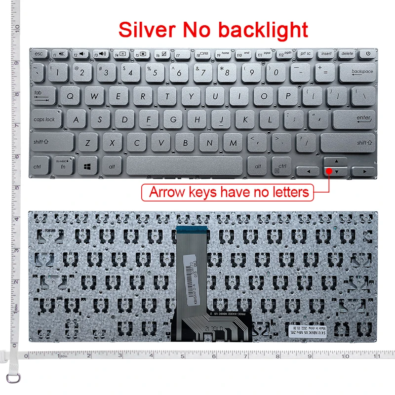 Клавиатура для ноутбука ASUS VivoBook X412 X412FA X412U R423 V4000F R424 V4000U V4000D R424F R424FA A412 A412D A412FL A412DA (art.: 3920bf289d66d) - 3920bf289d66d
