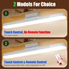 LED Table Lamp Magnetic Hanging USB Rechargeable Desk Lamp 3 Color Reading Light Dimmable Cabinet Closet Wardrobe Night Light 4