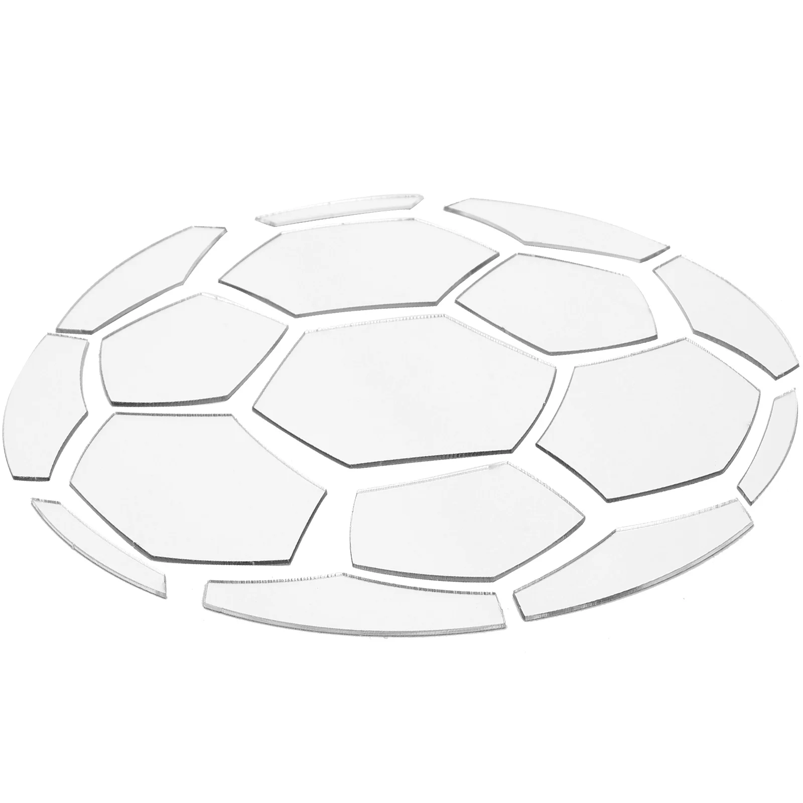 

Soccer Mirror Wall Sticker Acrylic Wall Decal Self Adhesive Wall Decor Sticker for Bedroom