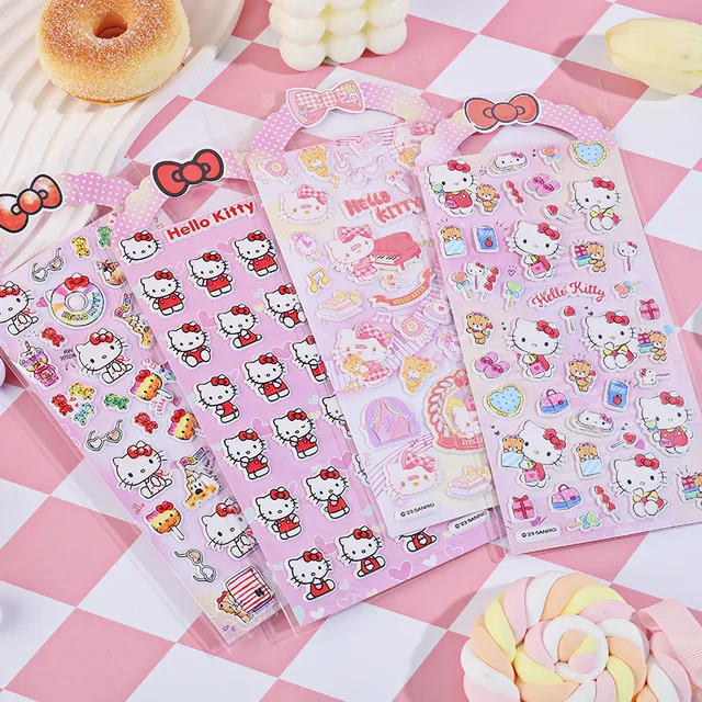 Hello Kitty Foam Stickers Cute Cartoon Children Girls Small Gifts