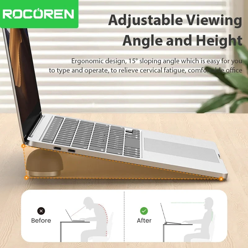 Rocoren Magnetic Mini Cooler Stand for Laptops - Image 2